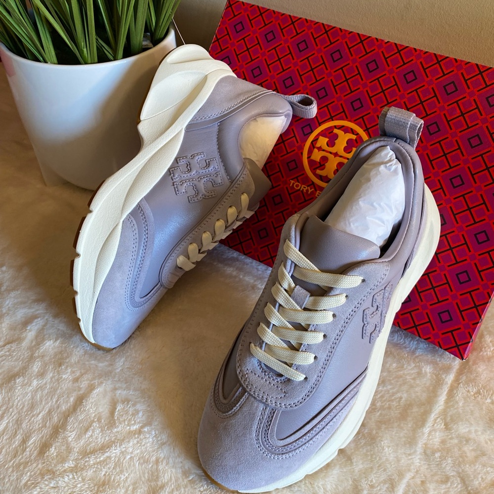Tory Burch Good Luck Trainer Nappa Leather Sneakers